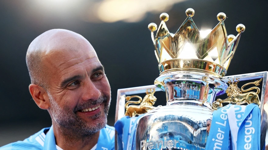 HLV Pep Guardiola gia hạn hợp đồng với Man City thêm 2 năm